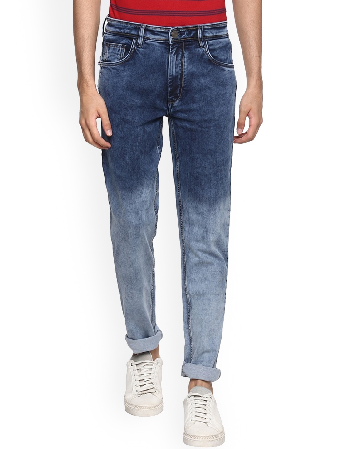 Red Chief Men Slim Fit Heavy Fade Jeans, Blue