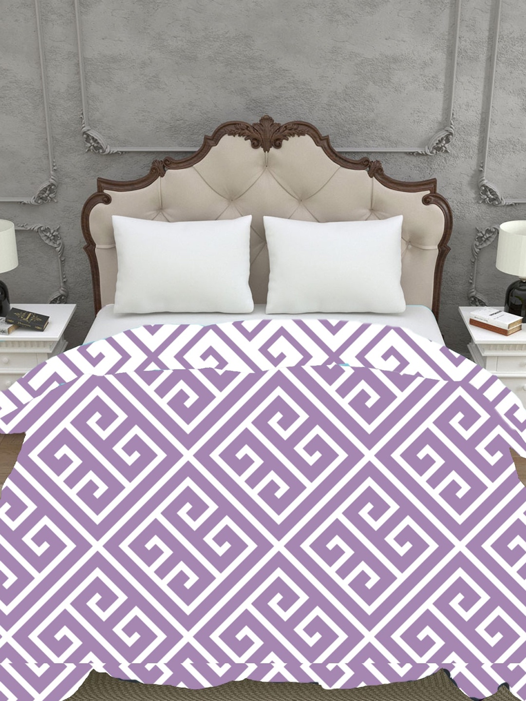 Sleeping Owls- because your sleep matters Purple & White Geometric Microfiber AC Room 150 GSM Double Bed
Sleeping Owls- because your sleep matters Purple & White Geometric Microfiber AC Room 150 GSM Double Bed