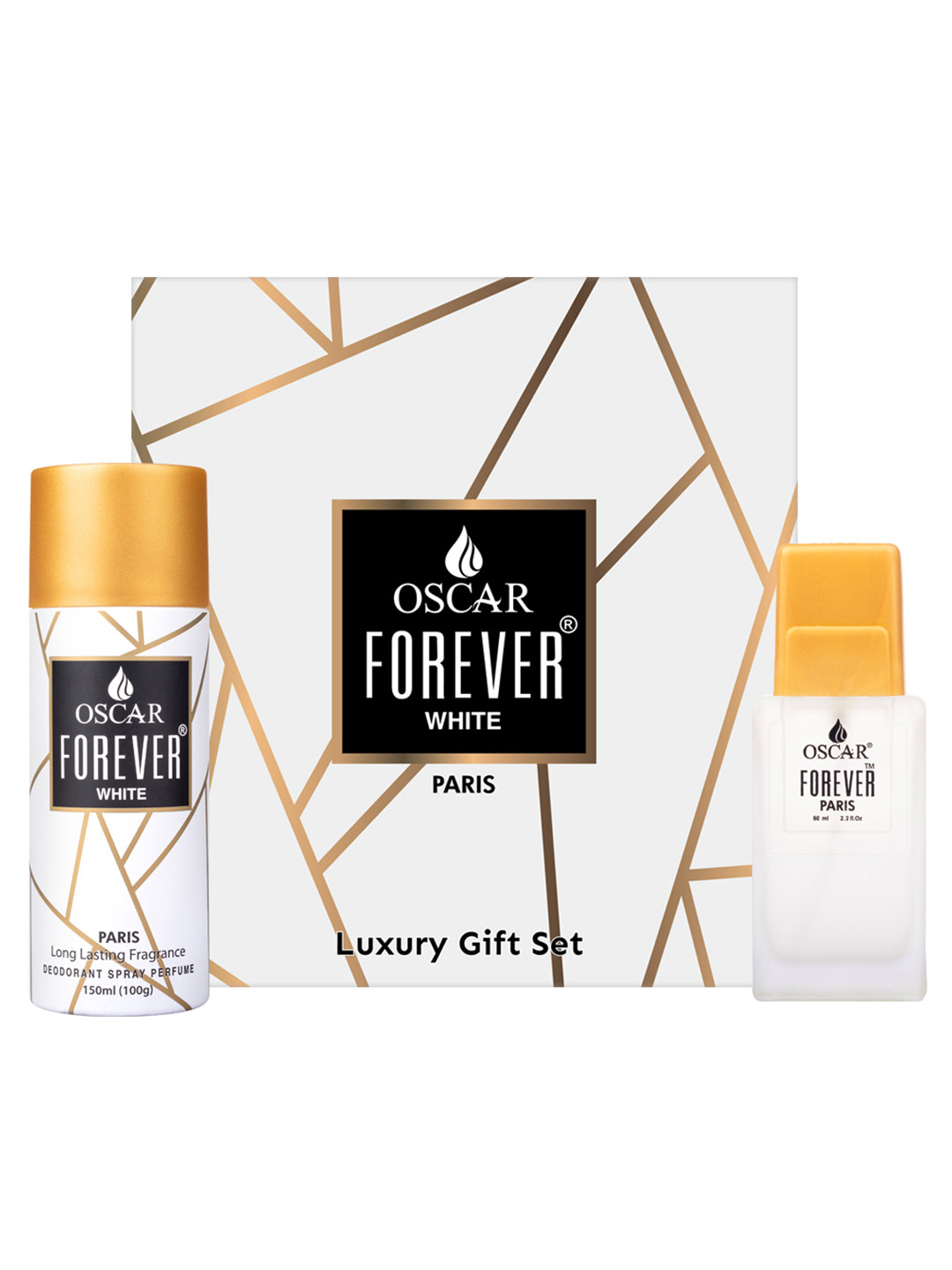 OSCAR Forever Exclusive Gift Collection - Eau De Parfum 60 ml & Deodorant 150 ml, White
OSCAR Forever Exclusive Gift Collection - Eau De Parfum 60 ml & Deodorant 150 ml, White