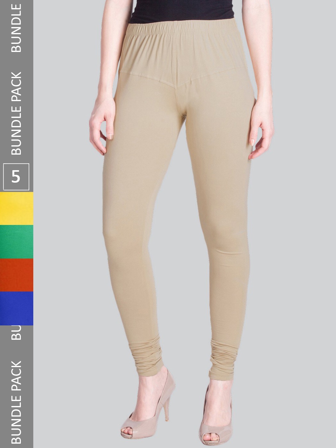 LYRA Pack Of 5 Ultra Soft Cotton Stretchable Premium Churidar Length Leggings, Yellow
LYRA Pack Of 5 Ultra Soft Cotton Stretchable Premium Churidar Length Leggings, Yellow
