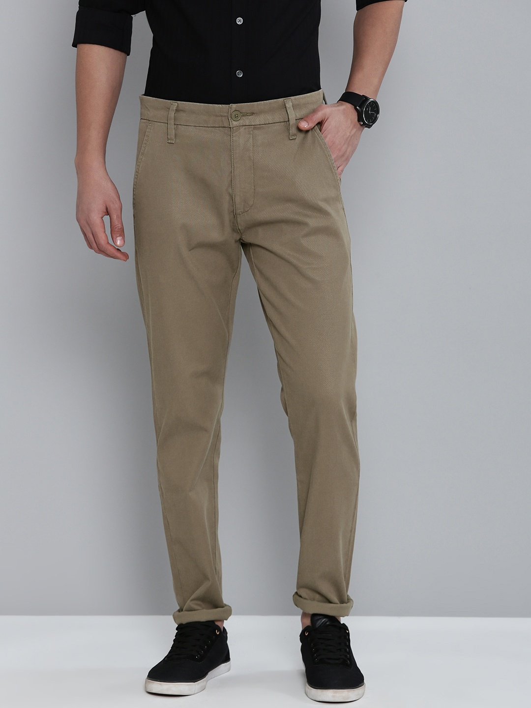 Levis Men Chinos Trousers, Brown