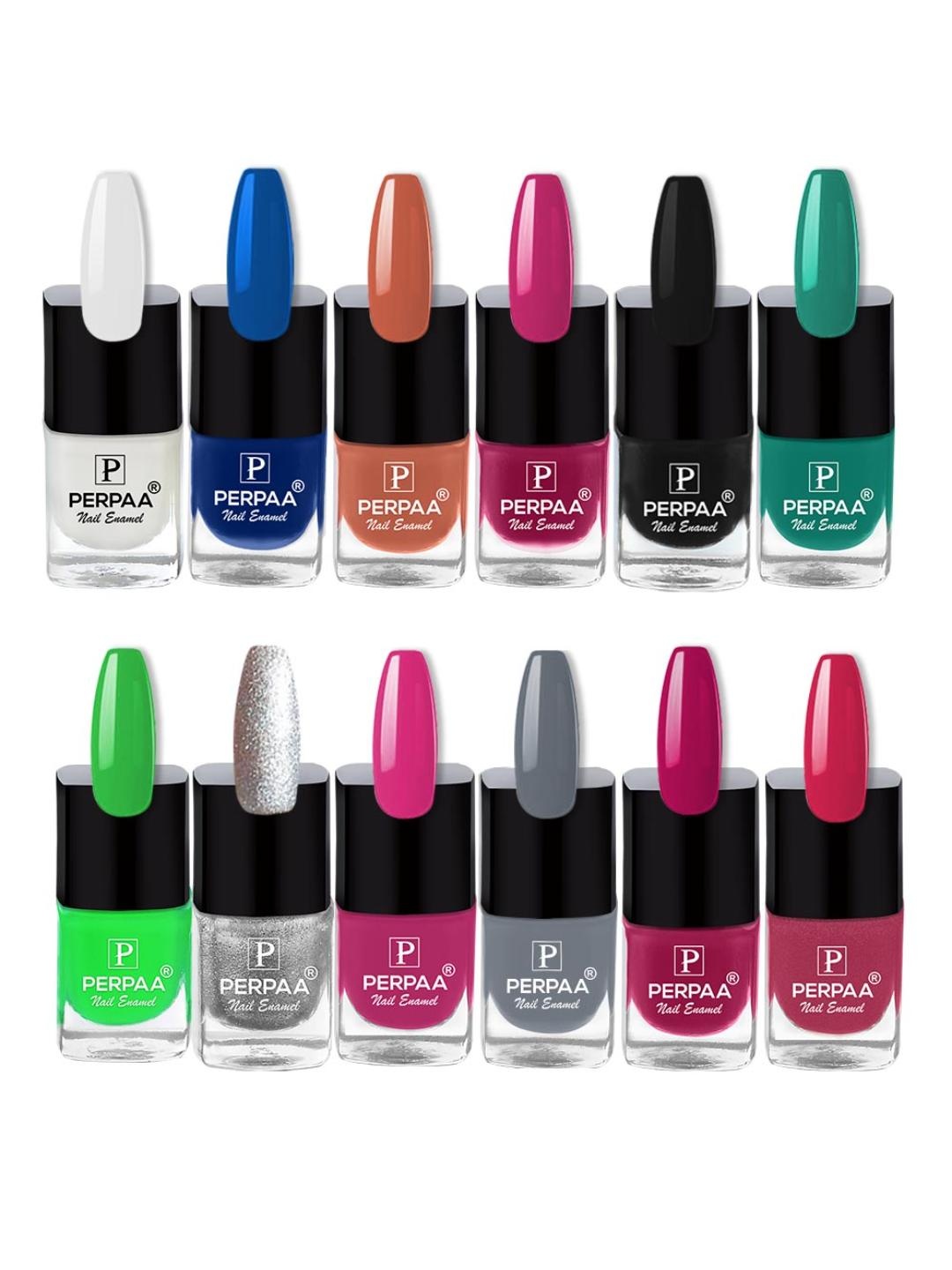 PERPAA Set of 12 Trendy Quick-Drying & Long Lasting Gel Nail Enamel 5 ml each - Combo 37, Multi
PERPAA Set of 12 Trendy Quick-Drying & Long Lasting Gel Nail Enamel 5 ml each - Combo 37, Multi