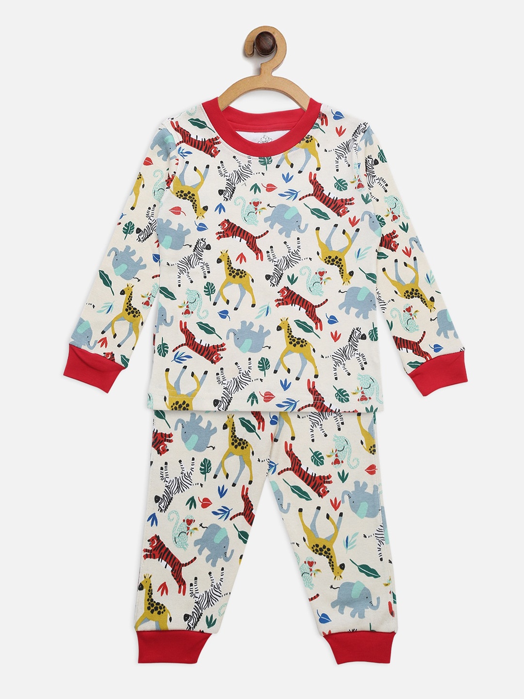 Hippodrome Kids Cute Animals Printed Cotton Full Sleeves T-Shirt Night Suit T-Shirt, White
Hippodrome Kids Cute Animals Printed Cotton Full Sleeves T-Shirt Night Suit T-Shirt, White