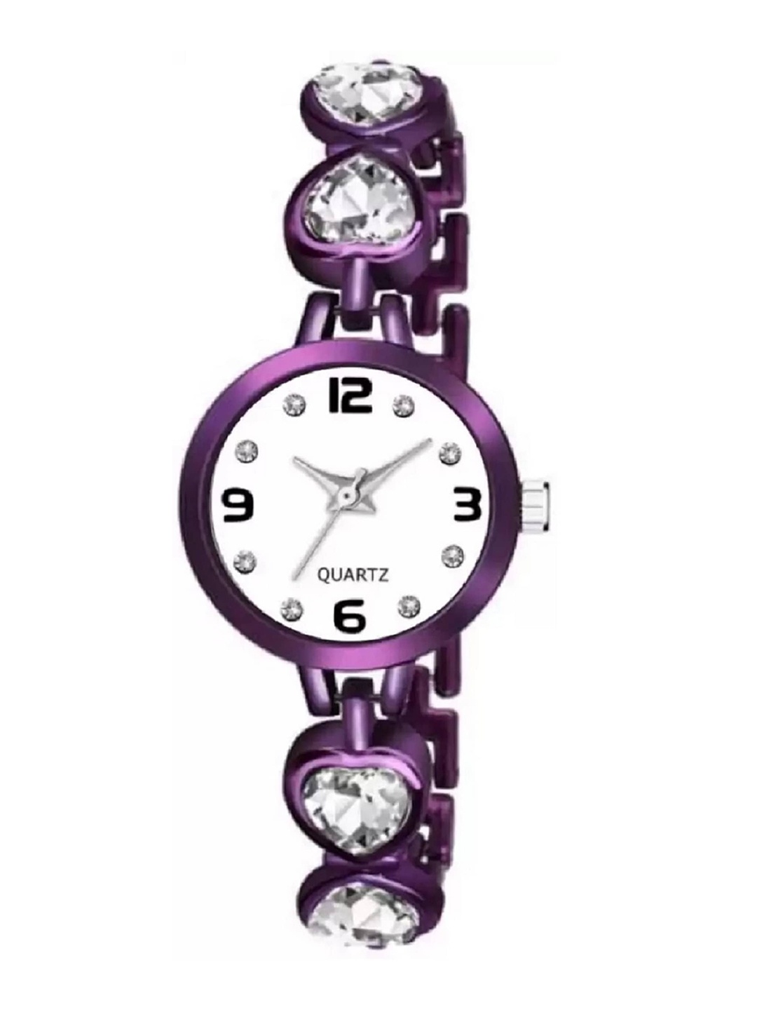 WATCHSTAR Women Embellished Dial Stainless Steel Bracelet Style Straps Analogue Watch, Purple
WATCHSTAR Women Embellished Dial Stainless Steel Bracelet Style Straps Analogue Watch, Purple