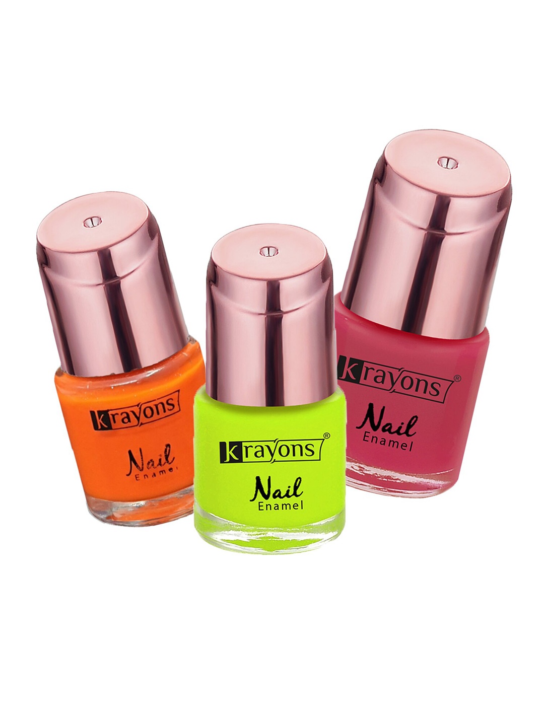 krayons Set of 3 Color Me Crazy Gel Long Lasting Nail Polish - 8 ml each, Orange
krayons Set of 3 Color Me Crazy Gel Long Lasting Nail Polish - 8 ml each, Orange