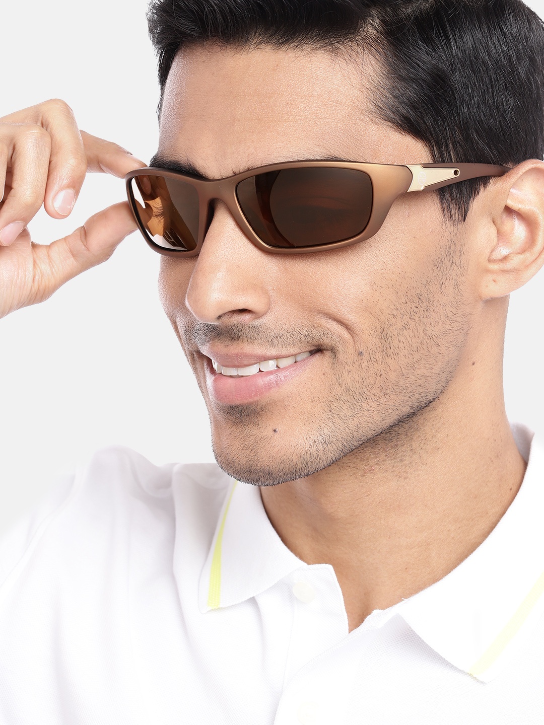 Carlton London Premium Men Polarised & UV Protected Lens Sports Sunglasses - CLSM150, Brown
Carlton London Premium Men Polarised & UV Protected Lens Sports Sunglasses - CLSM150, Brown