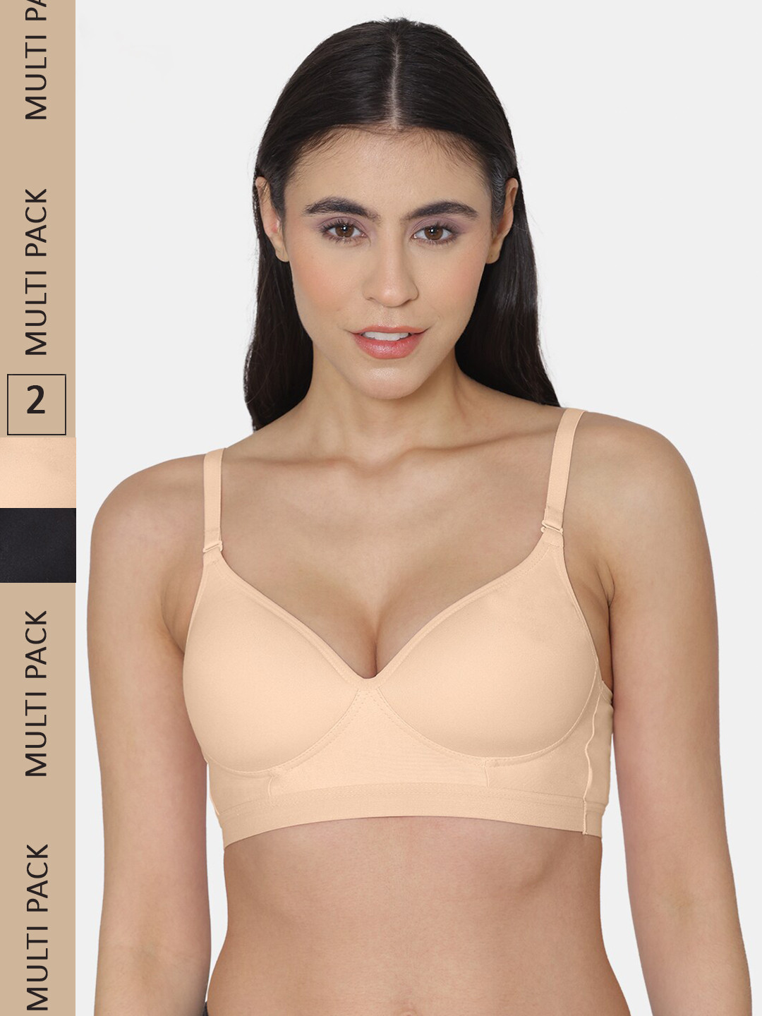 KOMLI Pack Of 2 Lightly Padded Non Wired All Day Comfort Super Support Sports Bra, Beige
KOMLI Pack Of 2 Lightly Padded Non Wired All Day Comfort Super Support Sports Bra, Beige