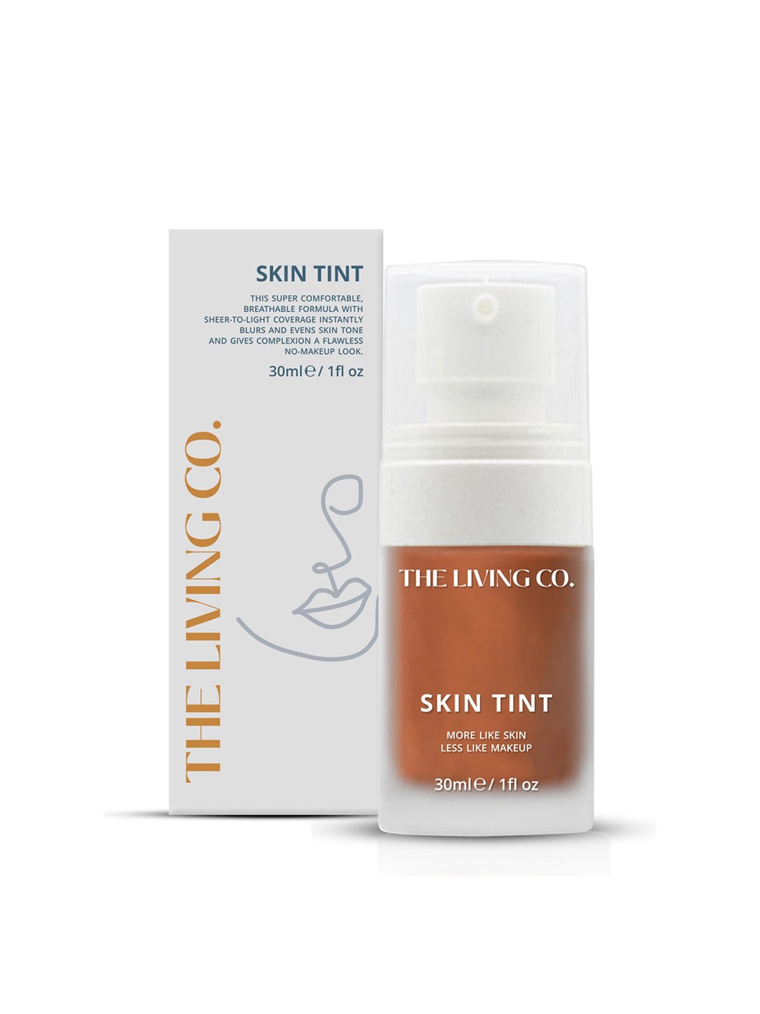 THE LIVING CO. Everyday Semi-Matte Finish Skin Tint Shade 30 ml - Mocha 05, Coffee brown
THE LIVING CO. Everyday Semi-Matte Finish Skin Tint Shade 30 ml - Mocha 05, Coffee brown
