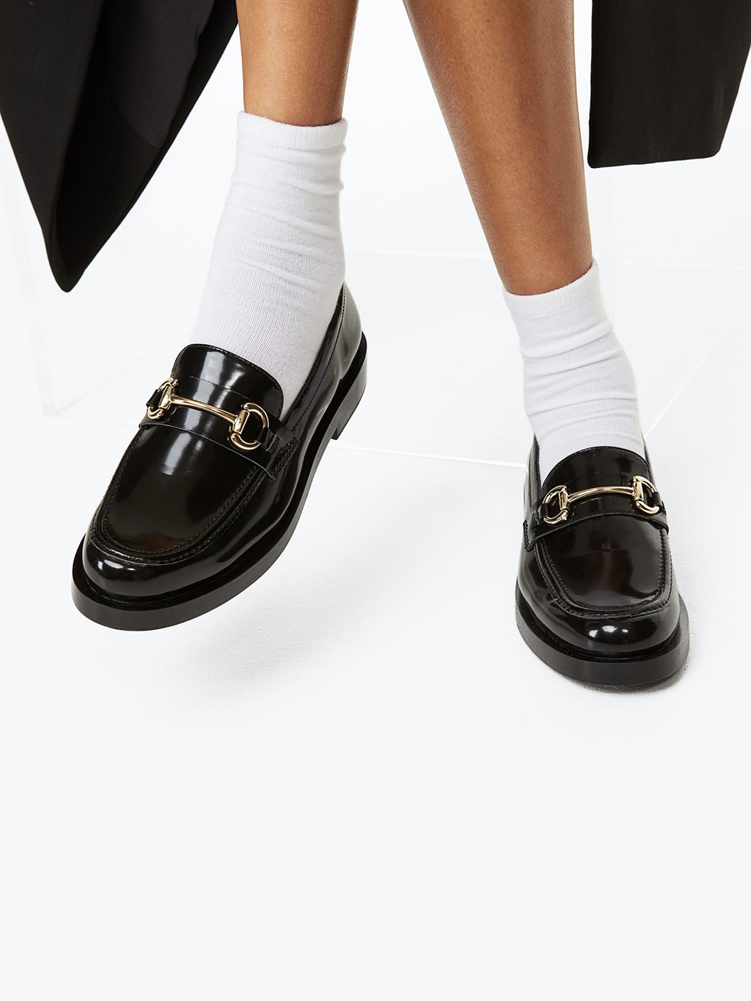 H&M Women Loafers, Black