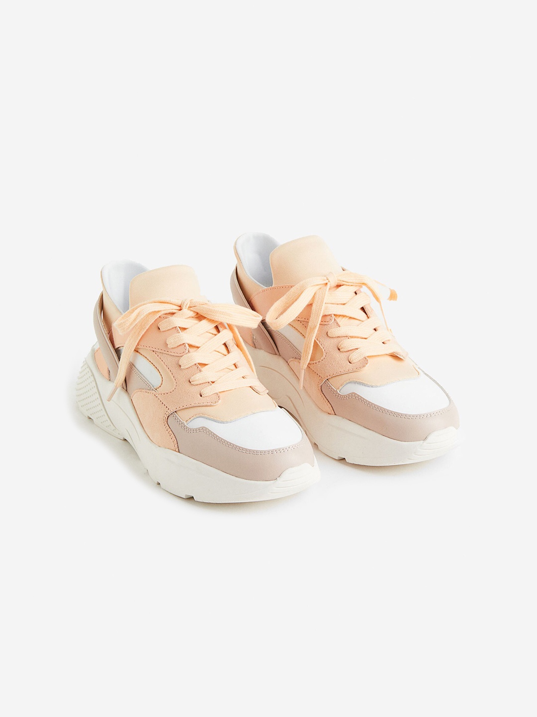 H&M Women Chunky Trainers, Peach