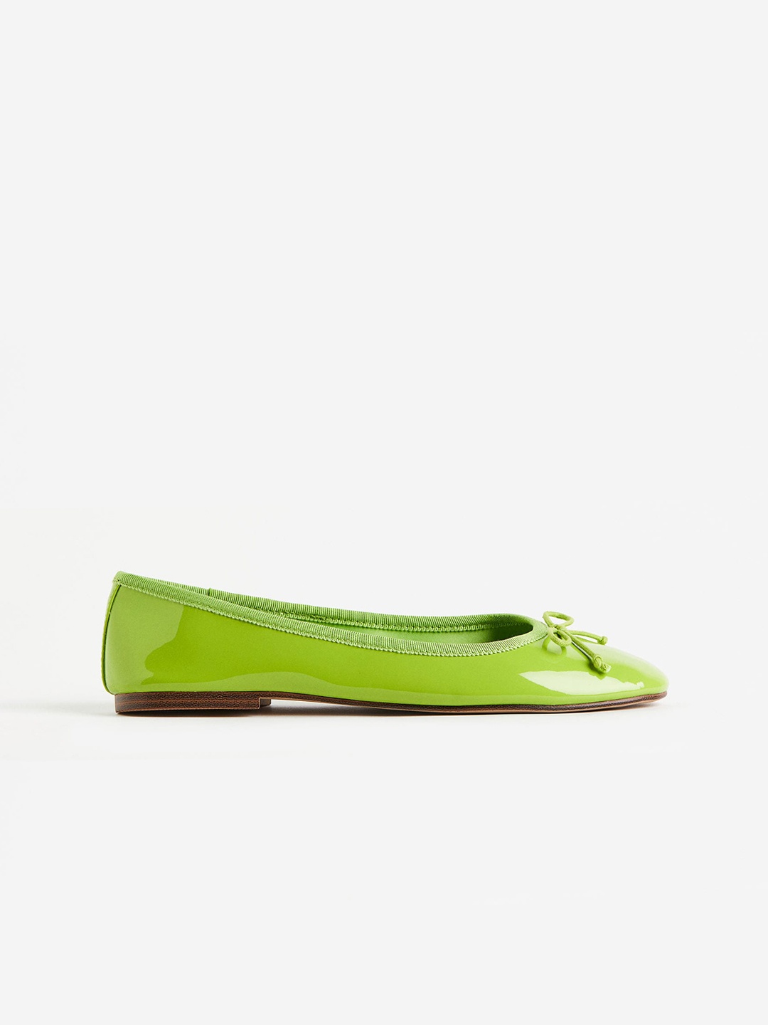 H&M Women Ballet Pumps, Lime green