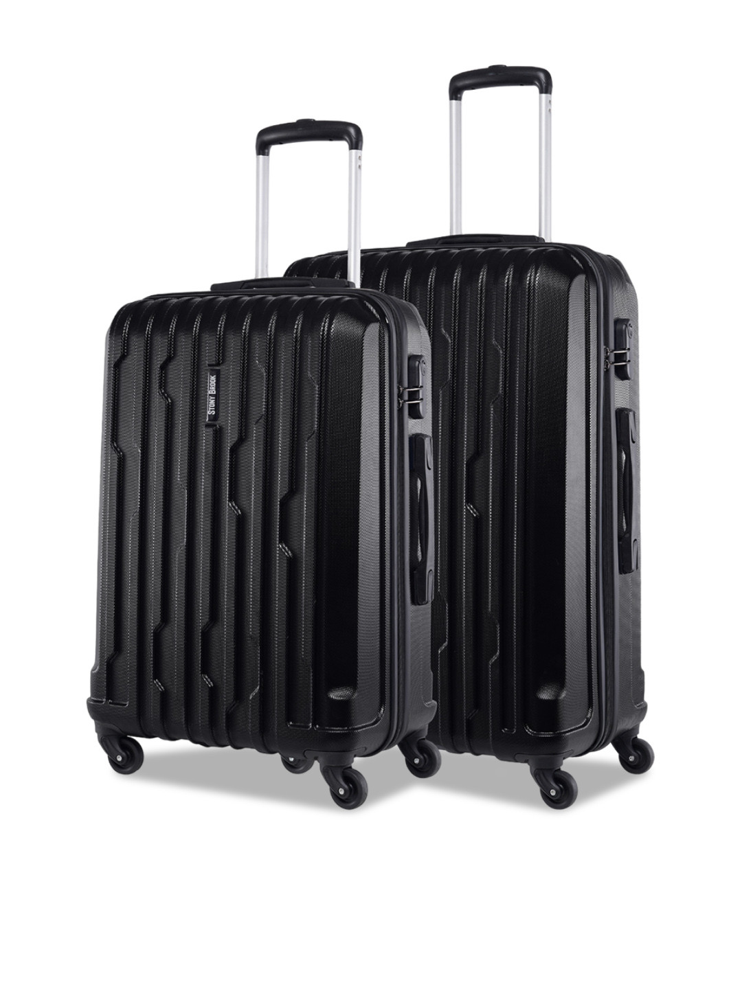 Stony Brook by Nasher Miles Set Of 2 360-Degree Rotation Hard-Sided Trolley Suitcases, Black
Stony Brook by Nasher Miles Set Of 2 360-Degree Rotation Hard-Sided Trolley Suitcases, Black
