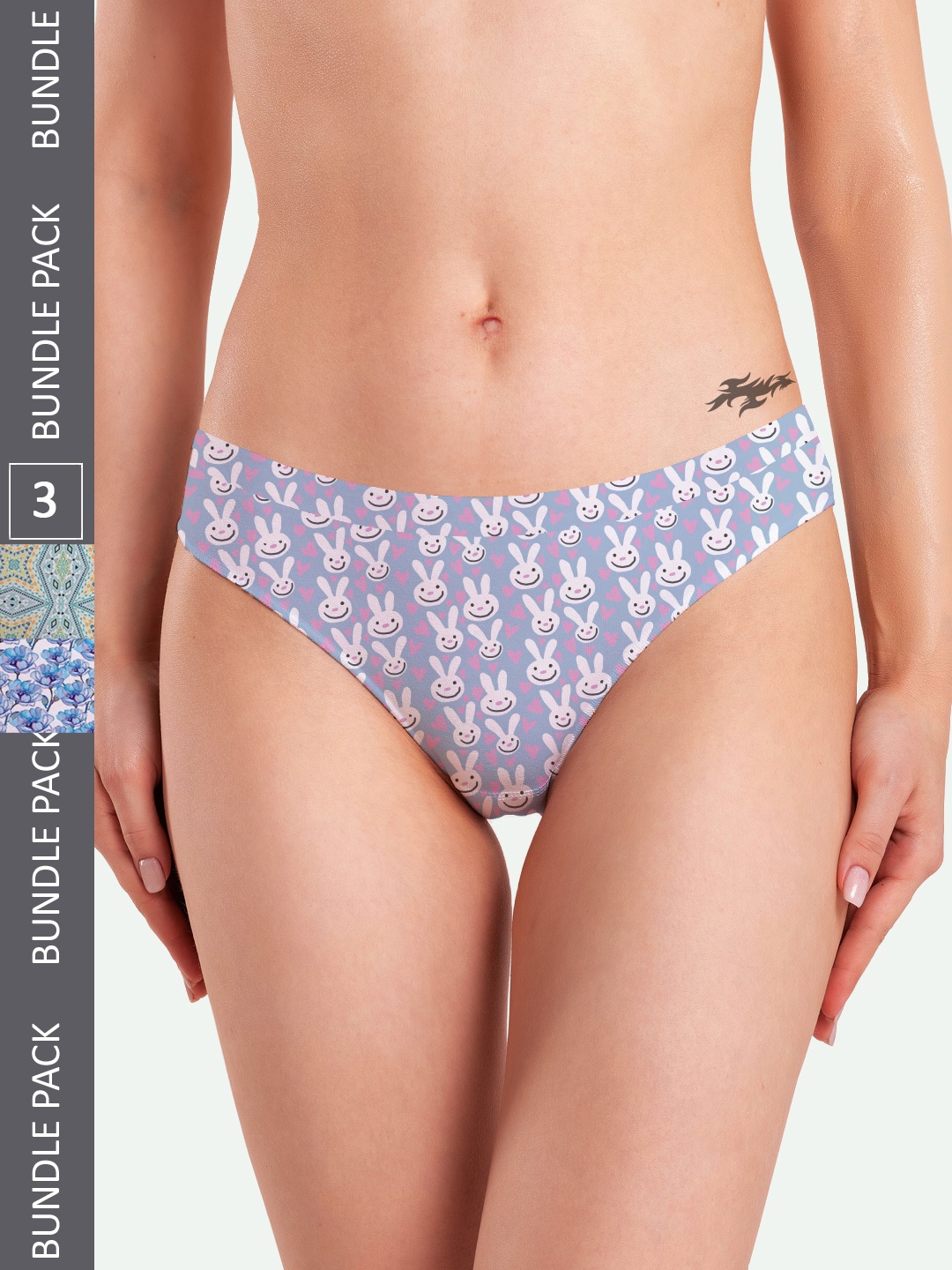 mezmoda Women Pack Of 3 Printed Ultra Soft Breathable Anti-Microbial Anti-Odour Briefs, Blue
mezmoda Women Pack Of 3 Printed Ultra Soft Breathable Anti-Microbial Anti-Odour Briefs, Blue