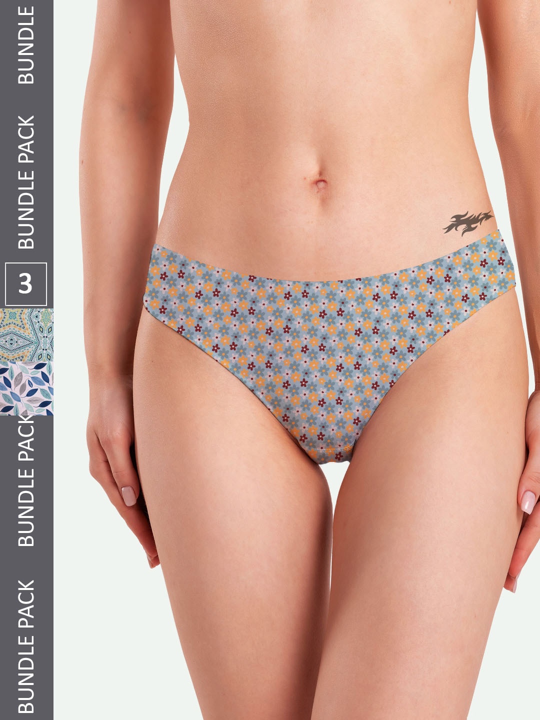 mezmoda Women Pack Of 3 Printed Ultra Soft Breathable Anti-Bacterial Anti-Odour Briefs, Green
mezmoda Women Pack Of 3 Printed Ultra Soft Breathable Anti-Bacterial Anti-Odour Briefs, Green