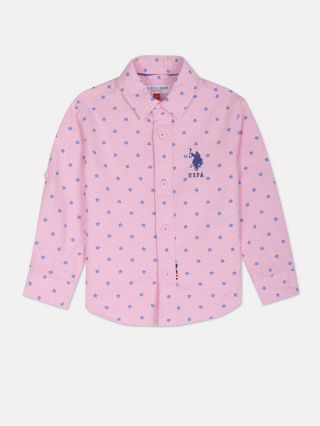 U.S. Polo Assn. Kids Boys Spread Collar Conversational Printed Pure Cotton Casual Shirt, Pink
U.S. Polo Assn. Kids Boys Spread Collar Conversational Printed Pure Cotton Casual Shirt, Pink