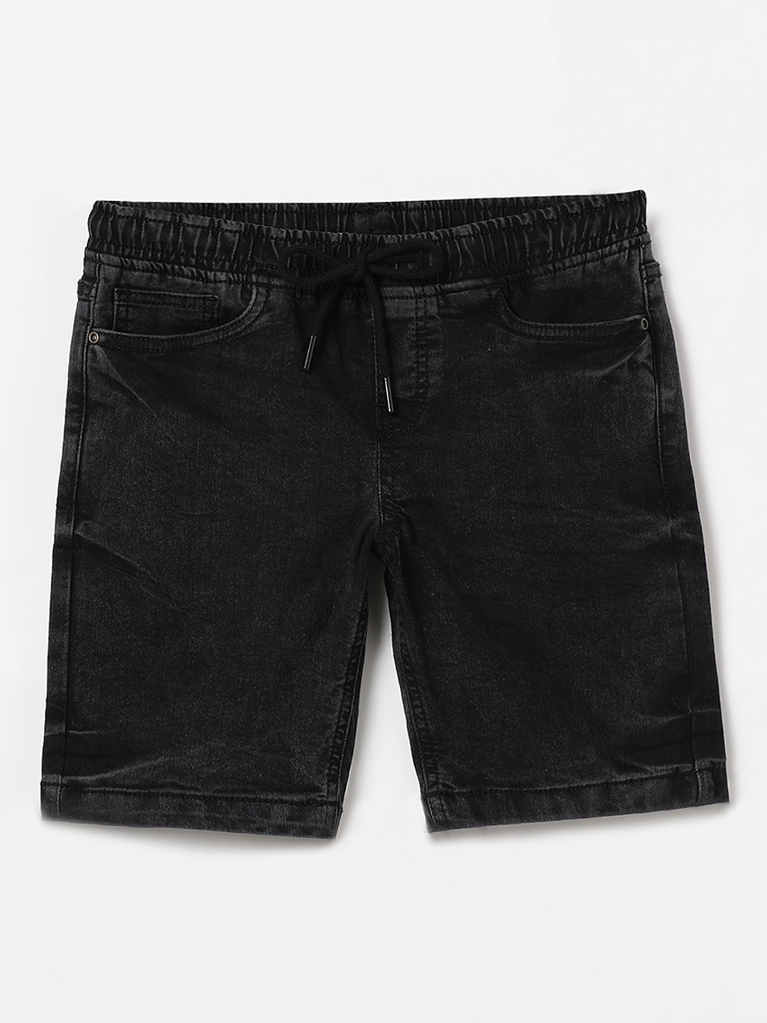 Fame Forever by Lifestyle Boys Denim Shorts, Black