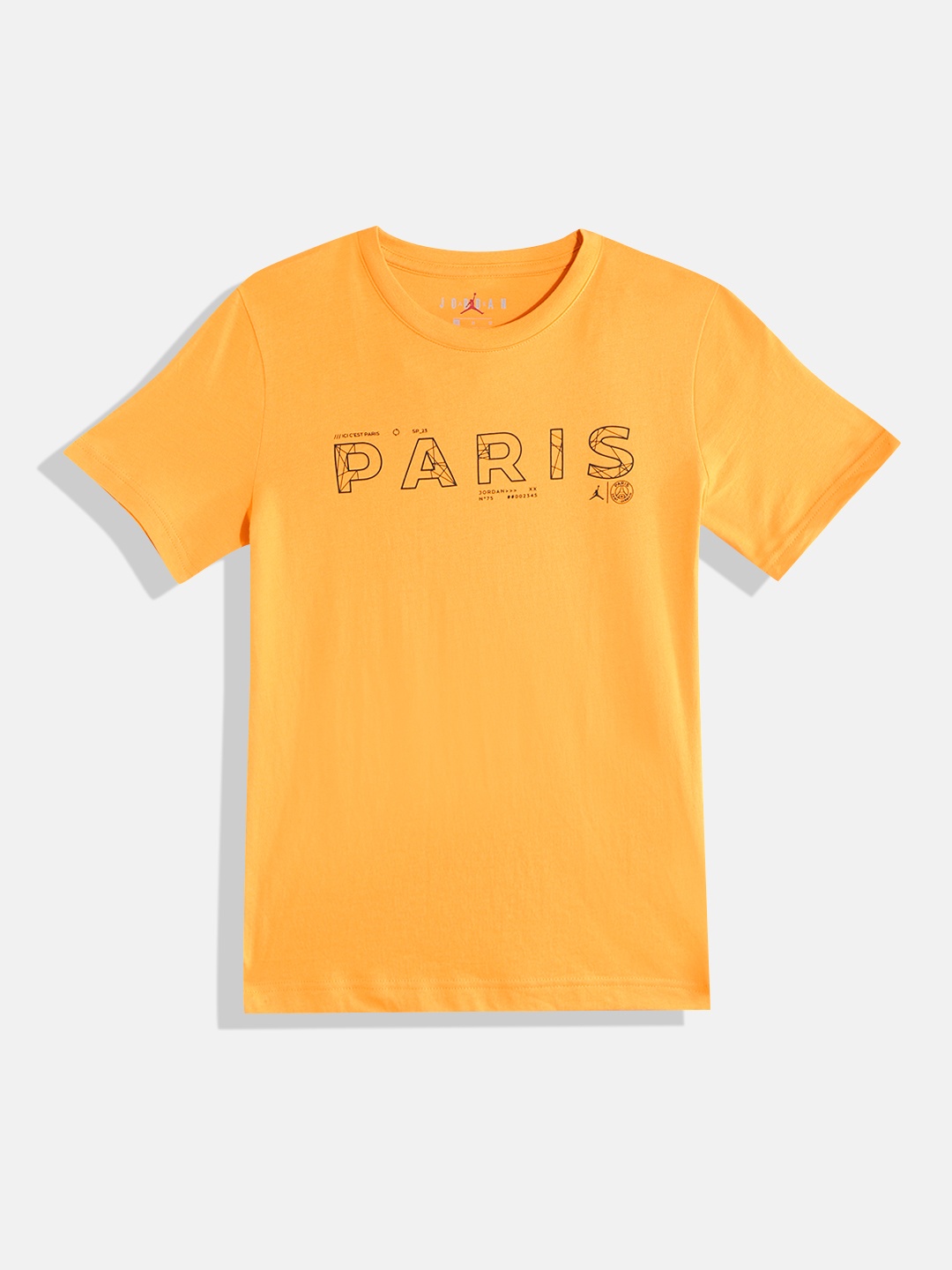 Jordan Boys Typography Printed T-shirt, Yellow