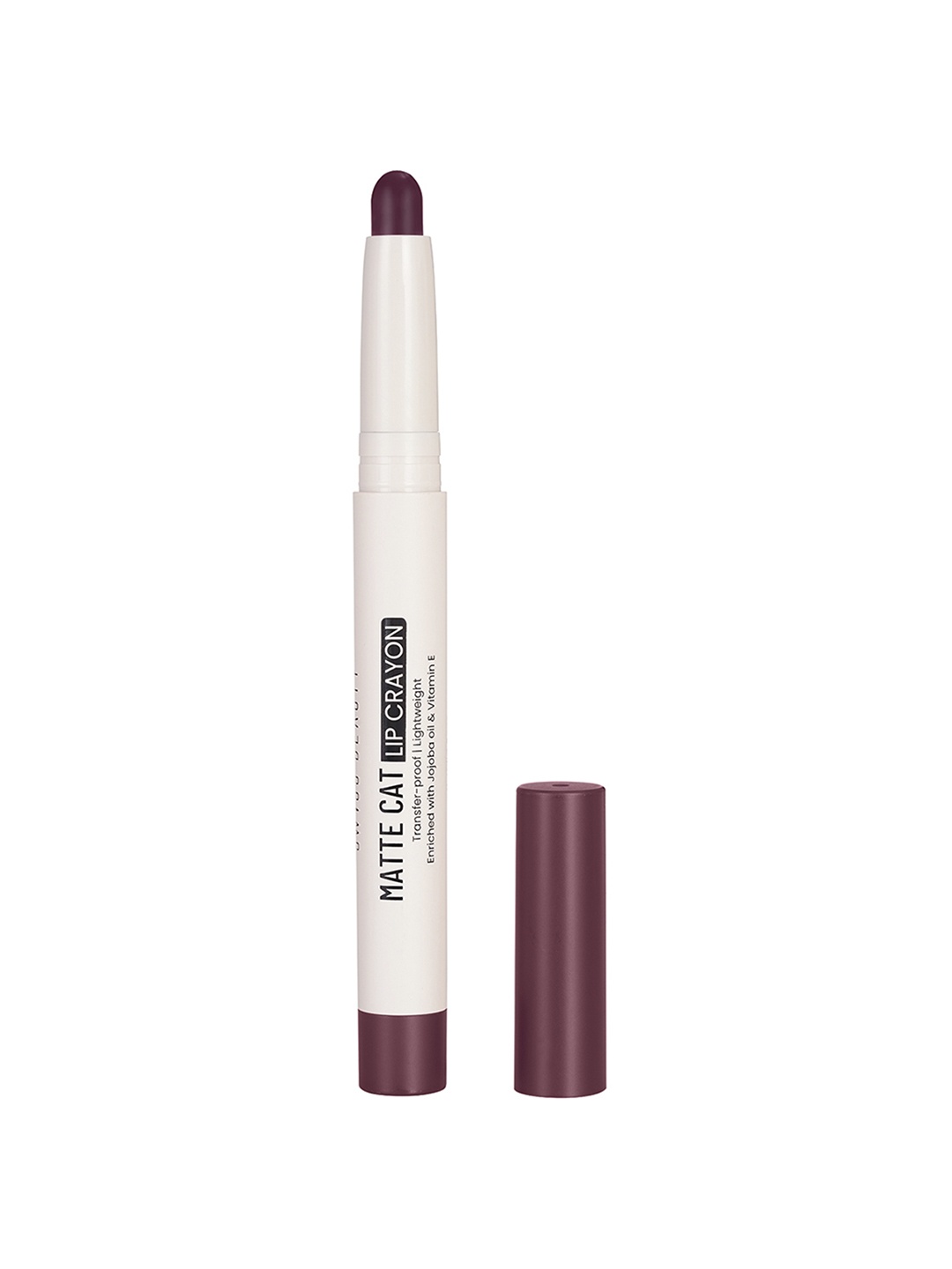 SWISS BEAUTY Matte Cat Transfer Proof & Lightweight Lip Crayon 1.5 g - Wicked Wine 25, Burgundy
SWISS BEAUTY Matte Cat Transfer Proof & Lightweight Lip Crayon 1.5 g - Wicked Wine 25, Burgundy