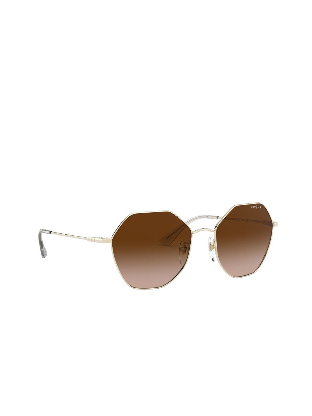 Vogue Eyewear Women Gradient Brown Lens Irregular Sunglasses - 0VO4180S848/1354, Gold
Vogue Eyewear Women Gradient Brown Lens Irregular Sunglasses - 0VO4180S848/1354, Gold