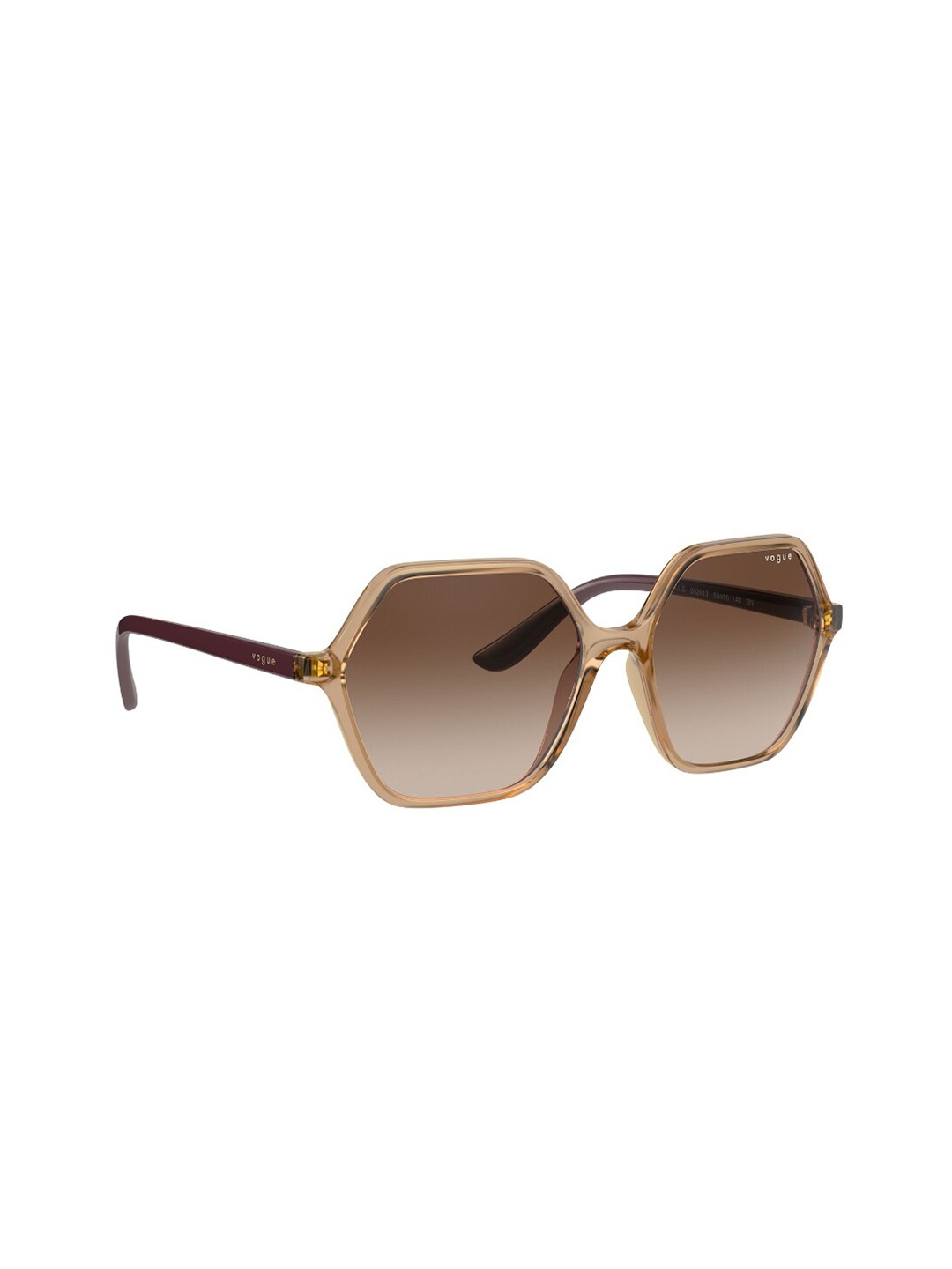 

vogue Women Oversized Sunglasses With UV Protected Lens, Brown