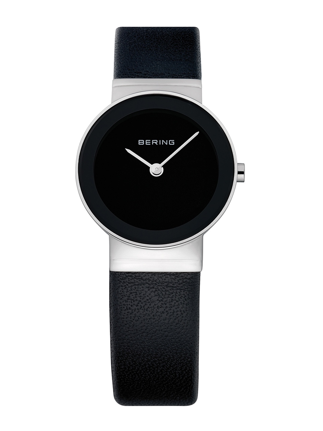 BERING Women Leather Straps Analogue Watch, Black