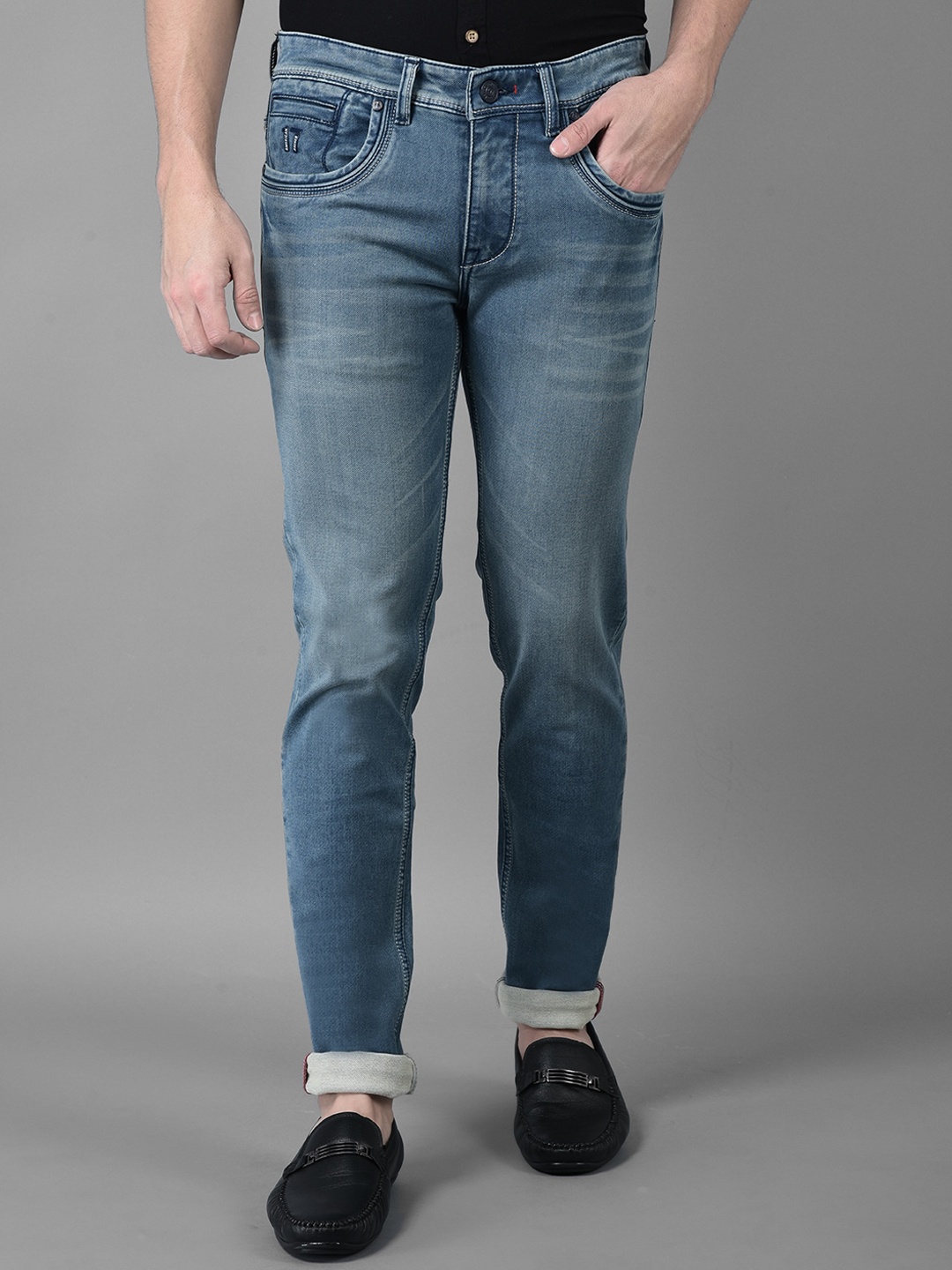American Archer Men Blue Smart Skinny Fit Low-Rise Light Fade Embroidered Stretchable Jeans
American Archer Men Blue Smart Skinny Fit Low-Rise Light Fade Embroidered Stretchable Jeans