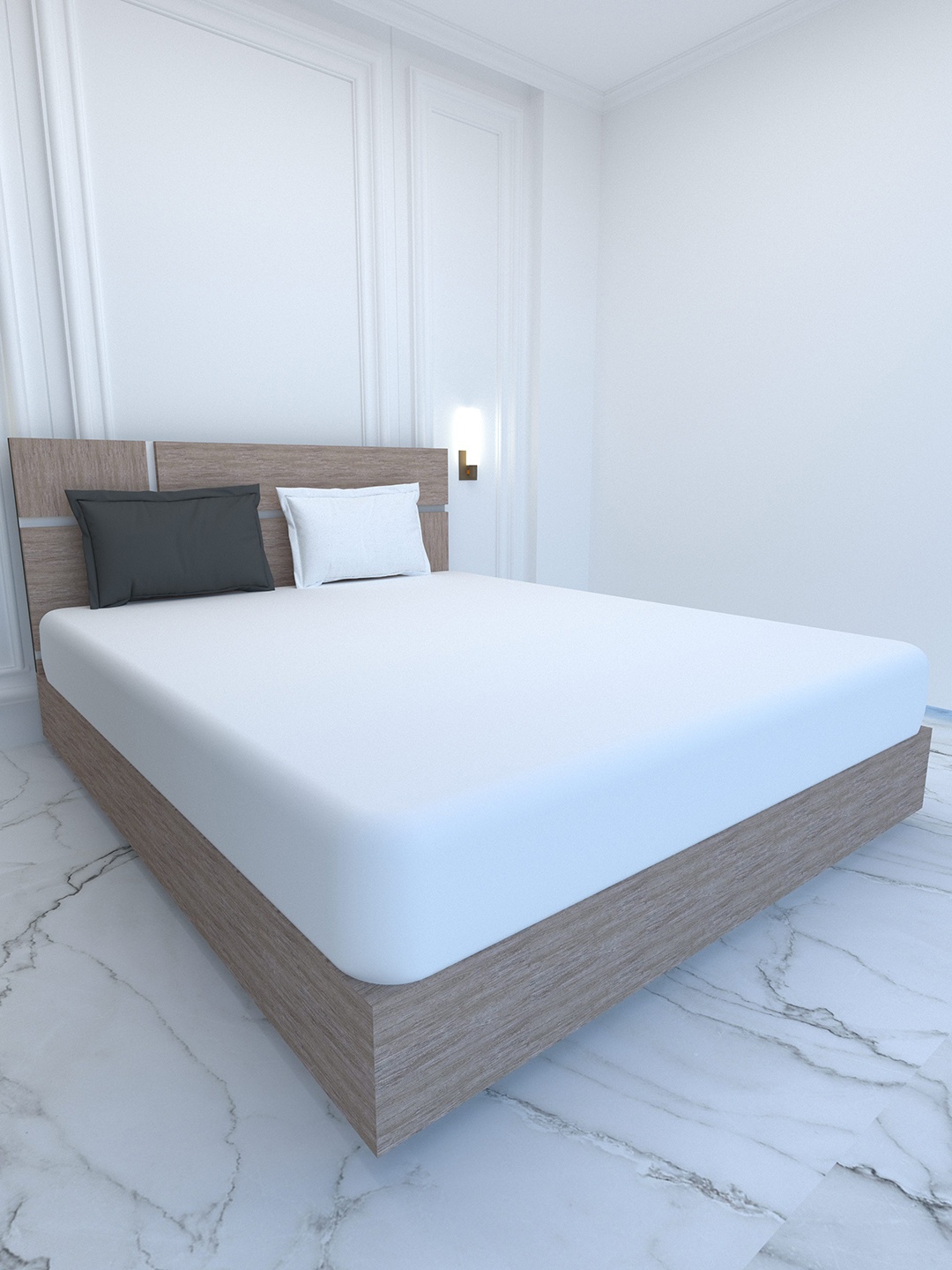 Pure Decor Palace White & Black 400 TC Pure Cotton Super King Bedsheet & 2 Pillow Covers
Pure Decor Palace White & Black 400 TC Pure Cotton Super King Bedsheet & 2 Pillow Covers