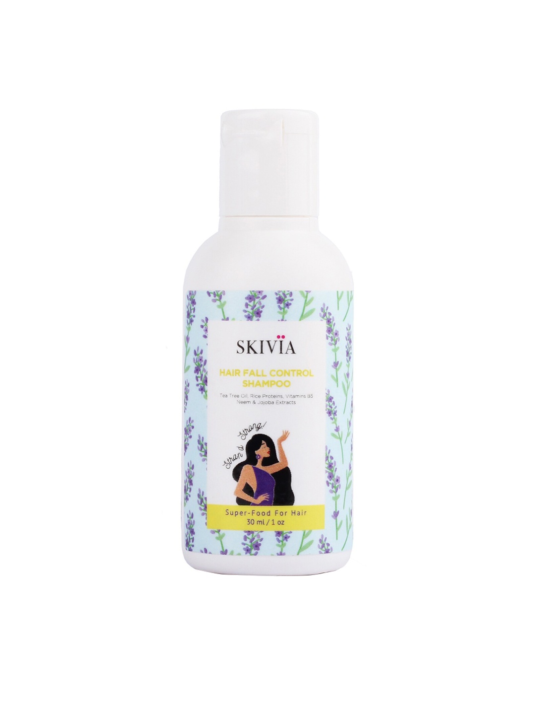 SKIVIA Hair Fall Control Mini Shampoo With Vitamin B5 & Tea Tree Oil - 30ml, Transparent
SKIVIA Hair Fall Control Mini Shampoo With Vitamin B5 & Tea Tree Oil - 30ml, Transparent