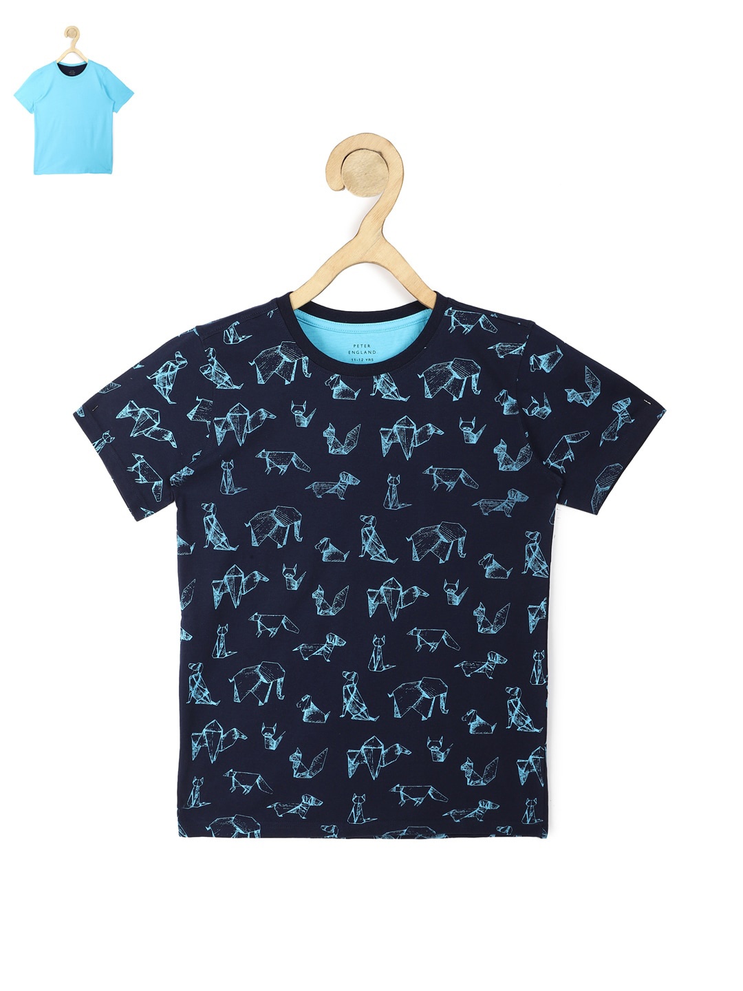 Peter England Boys Pack Of 2 Conversational Printed Pure Cotton T-shirt, Navy blue
Peter England Boys Pack Of 2 Conversational Printed Pure Cotton T-shirt, Navy blue