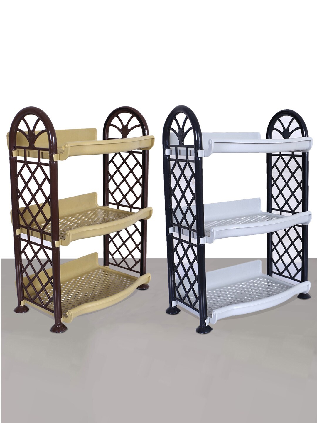 Kuber Industries Beige & Grey 2 Pieces Patterned Unbreakable 3 Shelves Storage Stands
Kuber Industries Beige & Grey 2 Pieces Patterned Unbreakable 3 Shelves Storage Stands