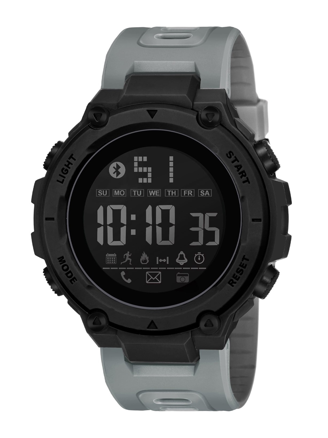 Shocknshop Men Black Dial & Grey Bracelet Style Straps Digital Multi Function Watch WCH78Grey
Shocknshop Men Black Dial & Grey Bracelet Style Straps Digital Multi Function Watch WCH78Grey