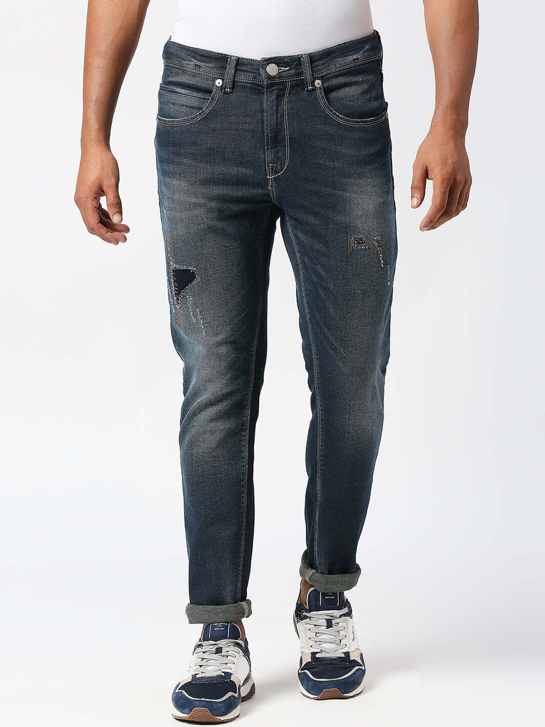 Pepe Jeans Men Super Skinny Fit Low Distress Heavy Fade Stretchable Cotton Jeans, Blue
Pepe Jeans Men Super Skinny Fit Low Distress Heavy Fade Stretchable Cotton Jeans, Blue