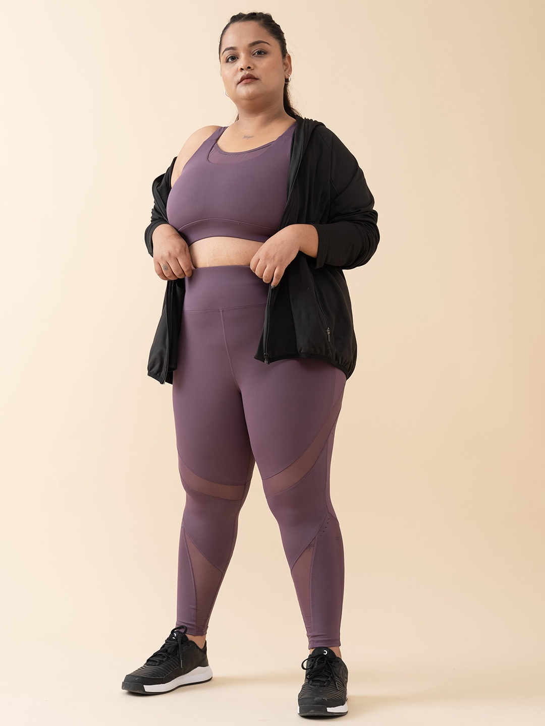 SPIRIT ANIMAL Plus Size Non Padded All Day Comfort Training or Gym Racerback Sports Bra, Purple
SPIRIT ANIMAL Plus Size Non Padded All Day Comfort Training or Gym Racerback Sports Bra, Purple