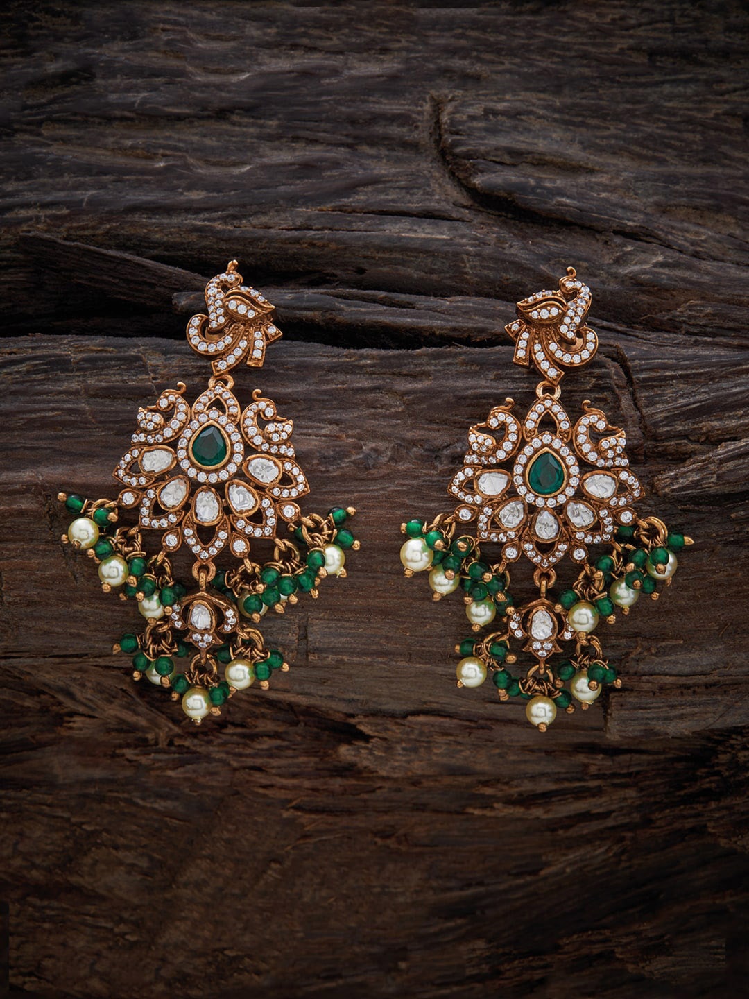 Kushal's Fashion Jewellery 92.5 Pure Silver & Gold-Plated Contemporary Drop Earrings, Green
Kushal's Fashion Jewellery 92.5 Pure Silver & Gold-Plated Contemporary Drop Earrings, Green