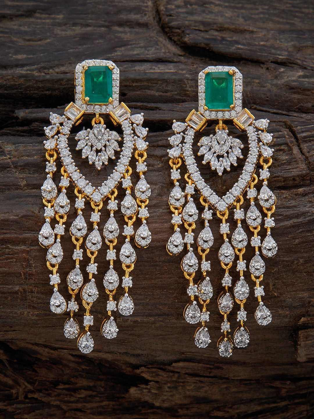 Kushal's Fashion Jewellery 92.5 Pure Silver Gold-Plated Contemporary Drop Earrings, White
Kushal's Fashion Jewellery 92.5 Pure Silver Gold-Plated Contemporary Drop Earrings, White