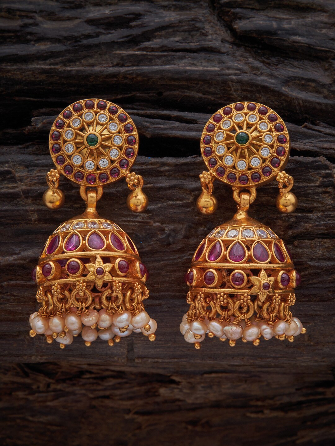 Kushal's Fashion Jewellery 92.5 Pure Silver & Gold-Plated Contemporary Jhumkas Earrings, Pink
Kushal's Fashion Jewellery 92.5 Pure Silver & Gold-Plated Contemporary Jhumkas Earrings, Pink