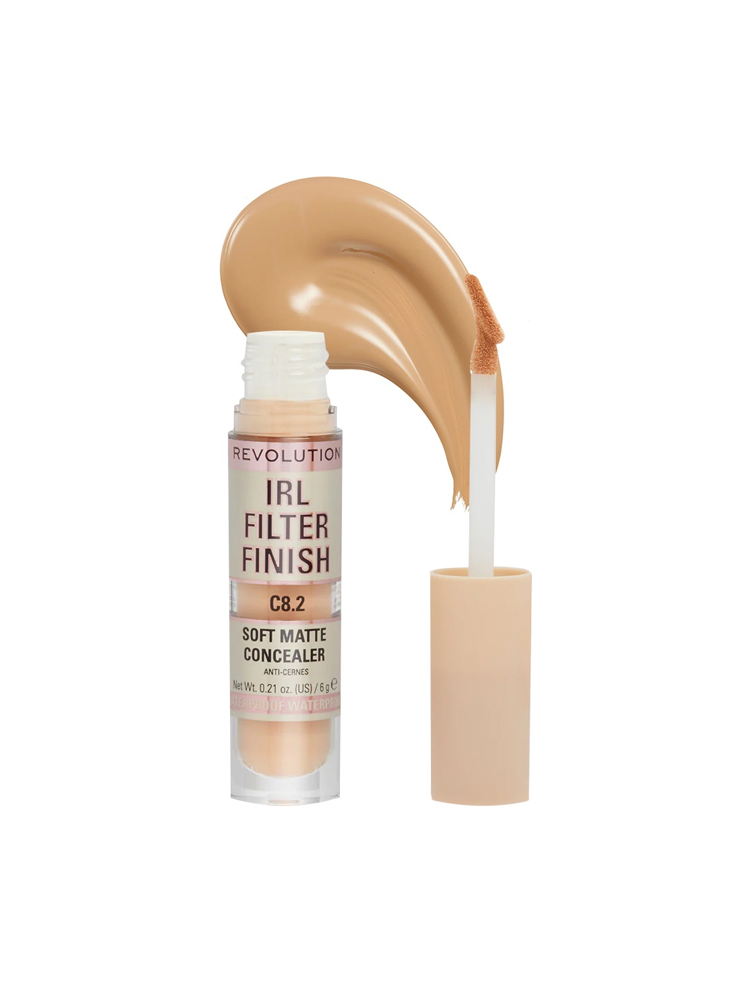 Makeup Revolution London IRL Filter Finish Soft Matte Lightweight Concealer 6g- Shade C8.2, Nude
Makeup Revolution London IRL Filter Finish Soft Matte Lightweight Concealer 6g- Shade C8.2, Nude
