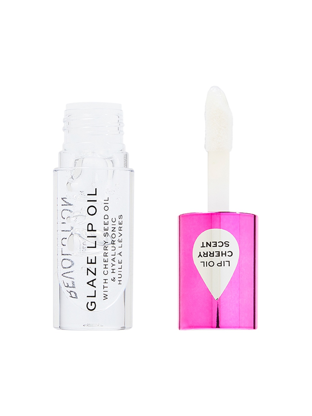 Makeup Revolution London Glaze Lip Oil with Cherry Seed Oil & Hyaluronic 4.6ml - LustClear, Transparent
Makeup Revolution London Glaze Lip Oil with Cherry Seed Oil & Hyaluronic 4.6ml - LustClear, Transparent