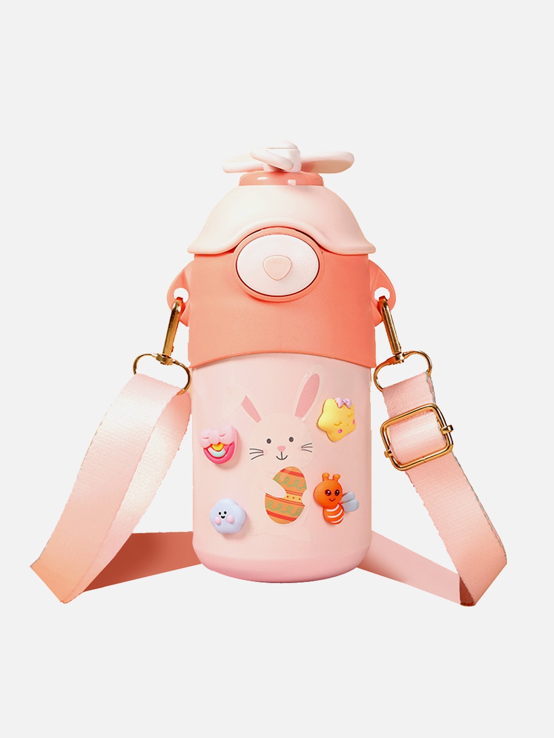 Little Surprise Box LLP Pink Colourblocked Helicopter Style DIY Sticker Water Bottle With Handle 500 ML
Little Surprise Box LLP Pink Colourblocked Helicopter Style DIY Sticker Water Bottle With Handle 500 ML