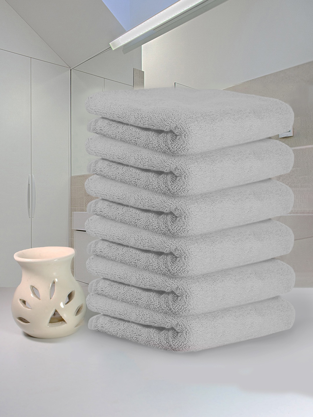 Heelium Light Grey Unisex Pack of 6 Bamboo Super Soft & Quick Drying Home & Gym Hand Towel
Heelium Light Grey Unisex Pack of 6 Bamboo Super Soft & Quick Drying Home & Gym Hand Towel