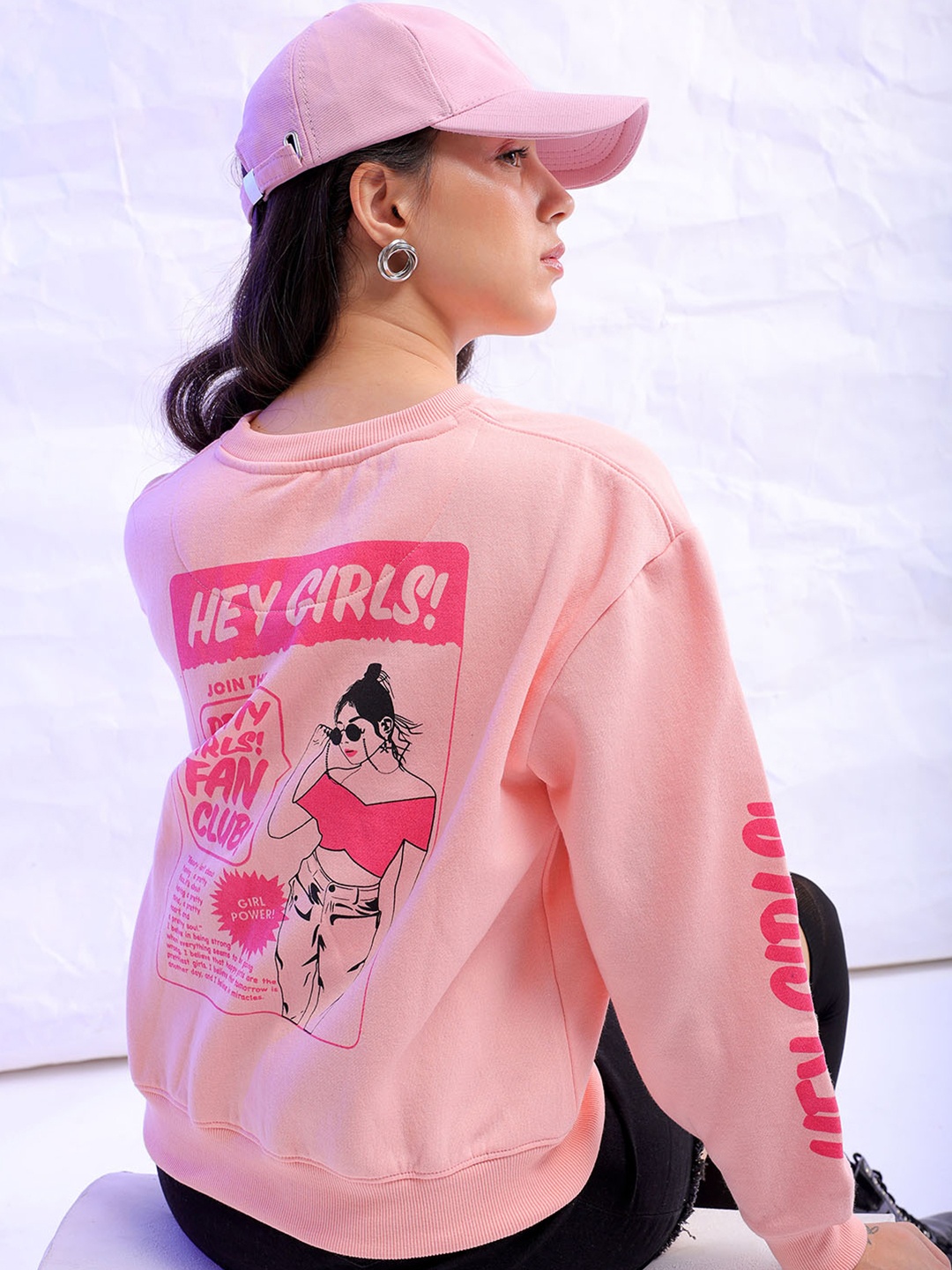 Freehand by The Indian Garage Co Round Neck Typography Printed Regular Sweatshirt, Peach
Freehand by The Indian Garage Co Round Neck Typography Printed Regular Sweatshirt, Peach