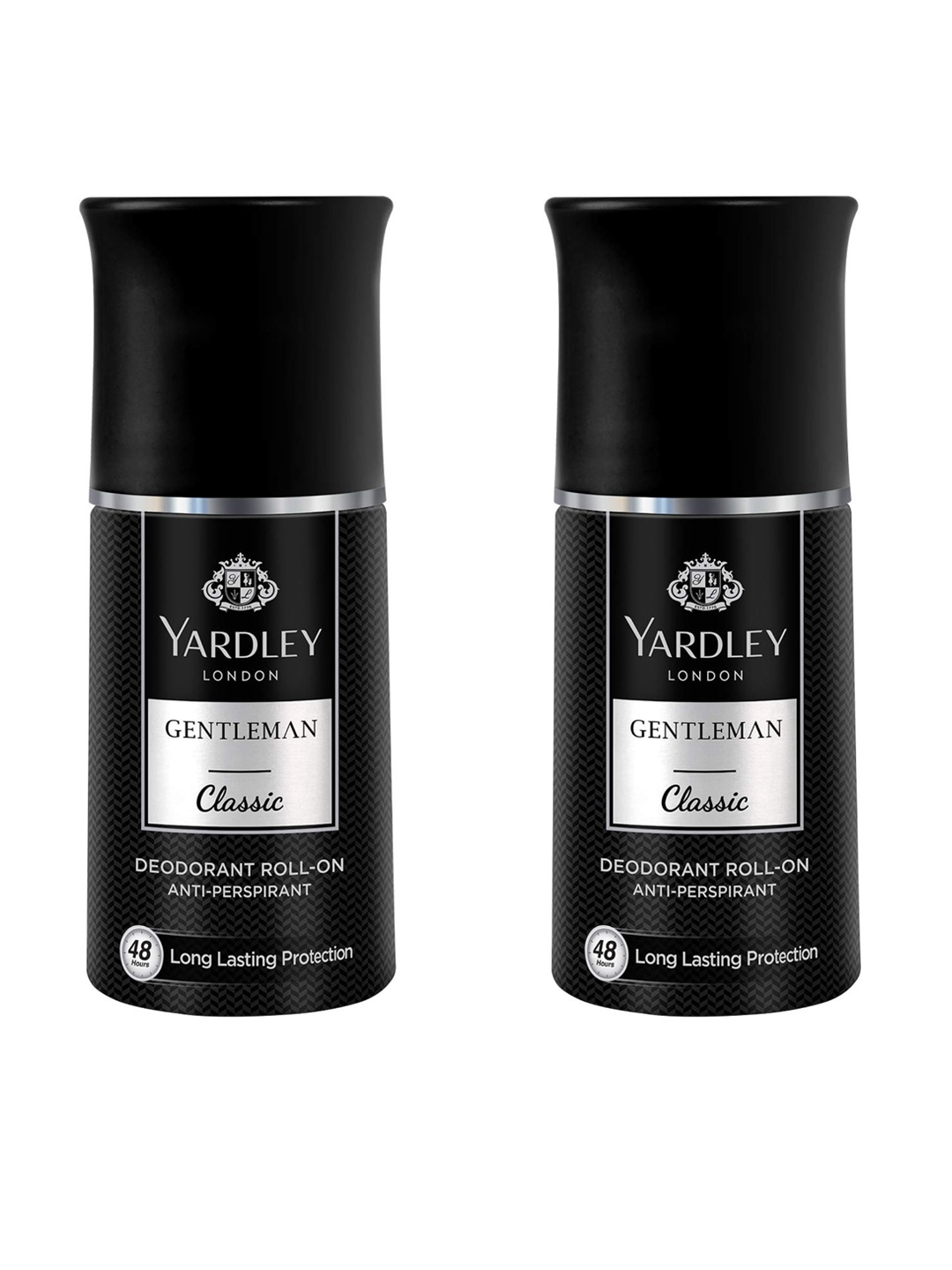 YARDLEY LONDON Gentleman Set Of 2 Classic Anti-Perspirant Deodorant Roll-On - 50ml Each, Black
YARDLEY LONDON Gentleman Set Of 2 Classic Anti-Perspirant Deodorant Roll-On - 50ml Each, Black