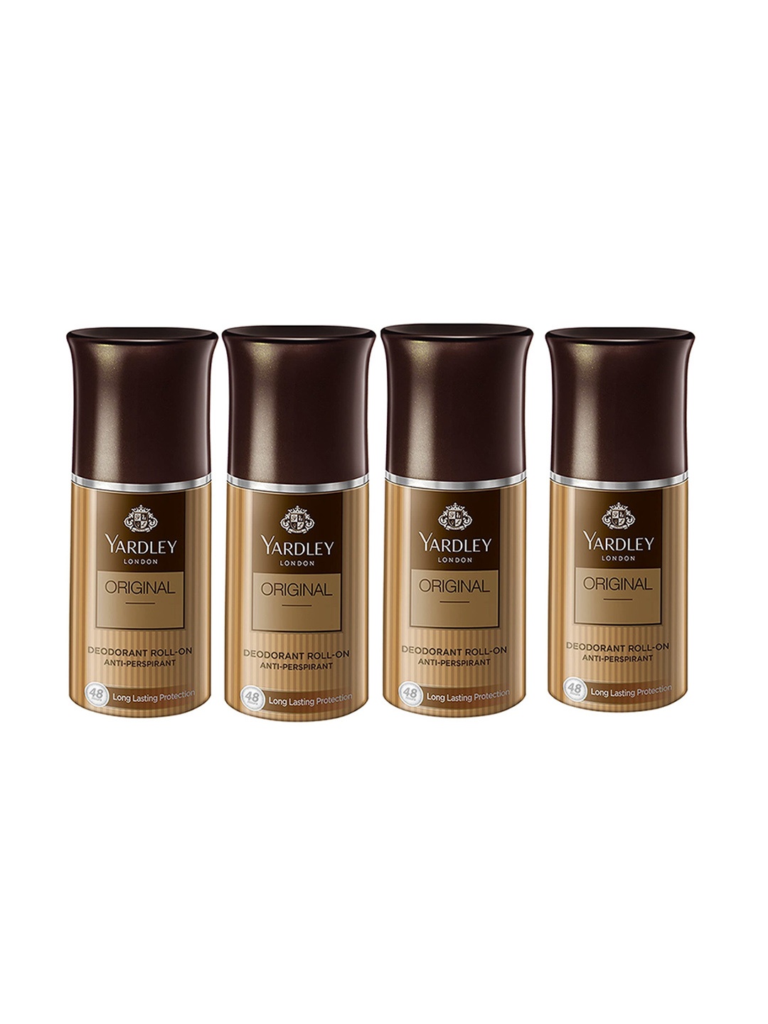 YARDLEY LONDON Women Set Of 4 Anti-Perspirant Original Deodorant Roll-Ons - 50ml Each, Brown
YARDLEY LONDON Women Set Of 4 Anti-Perspirant Original Deodorant Roll-Ons - 50ml Each, Brown