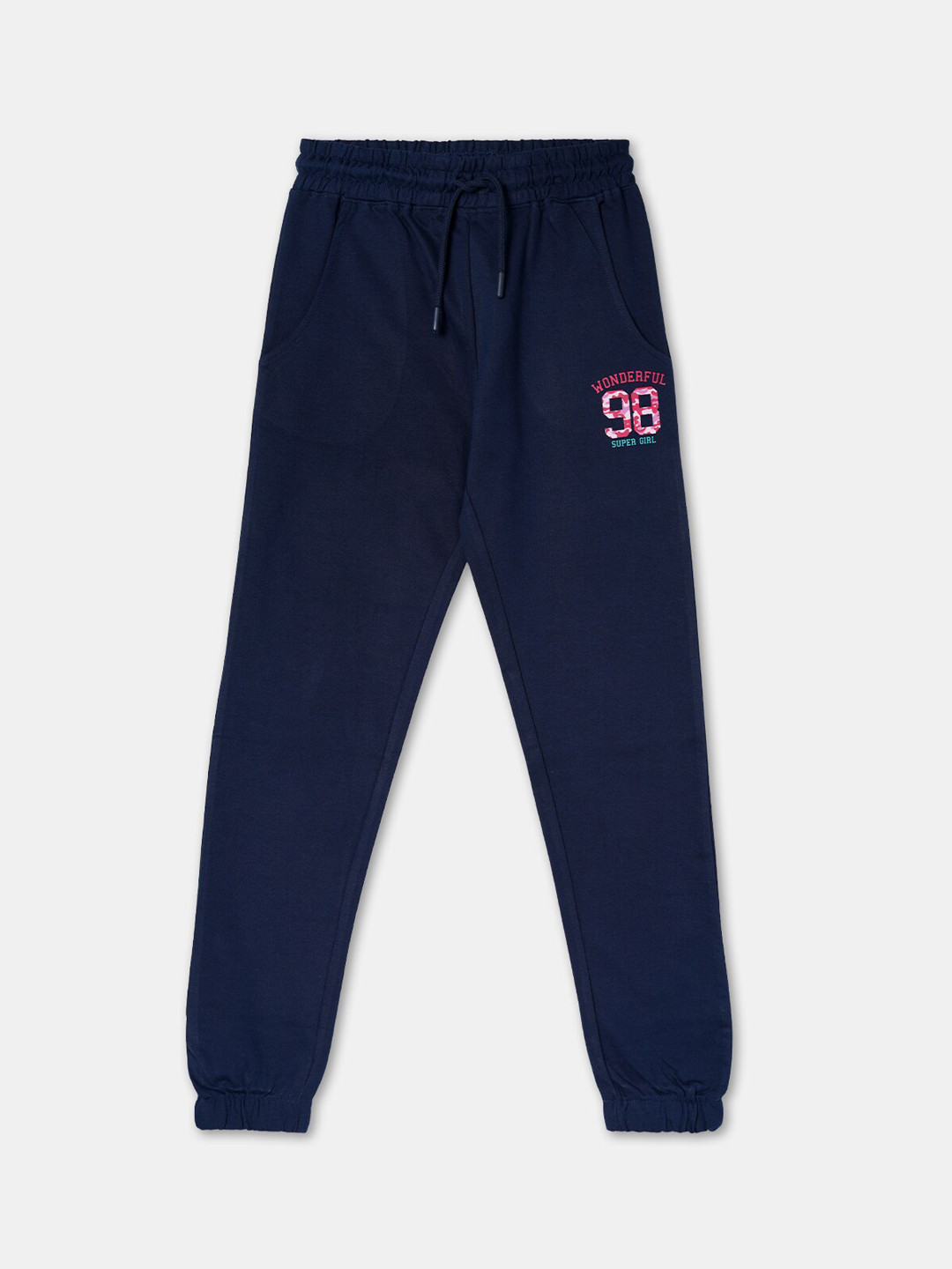 R&B Girls Mid-Rise Cotton Joggers, Blue
R&B Girls Mid-Rise Cotton Joggers, Blue