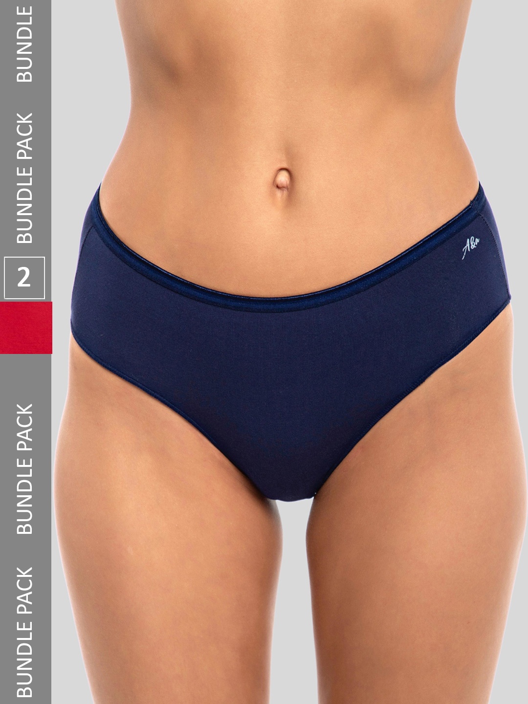 Ashleyandalvis Women Pack of 2 Anti-Bacterial Anti Odour Modal Hipster AA-HIP-CB-SR, Navy blue
Ashleyandalvis Women Pack of 2 Anti-Bacterial Anti Odour Modal Hipster AA-HIP-CB-SR, Navy blue