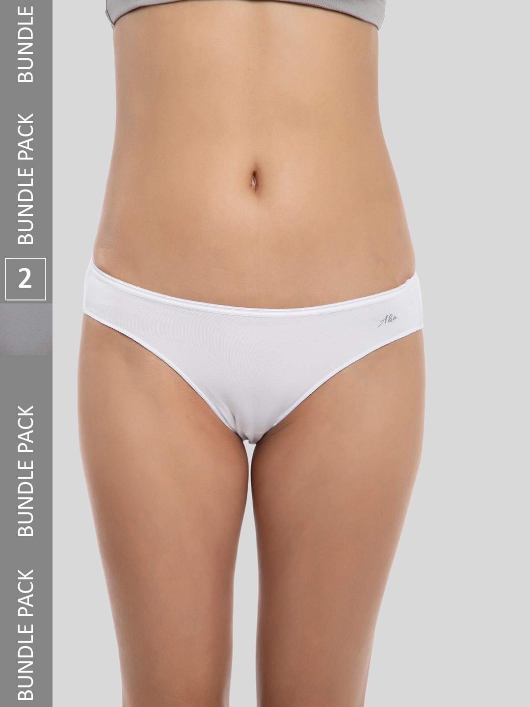 Ashleyandalvis Women Pack of 3 Anti-Bacterial Anti Odour Modal Bikini AA-BIK-SW-MG-BP, White
Ashleyandalvis Women Pack of 3 Anti-Bacterial Anti Odour Modal Bikini AA-BIK-SW-MG-BP, White