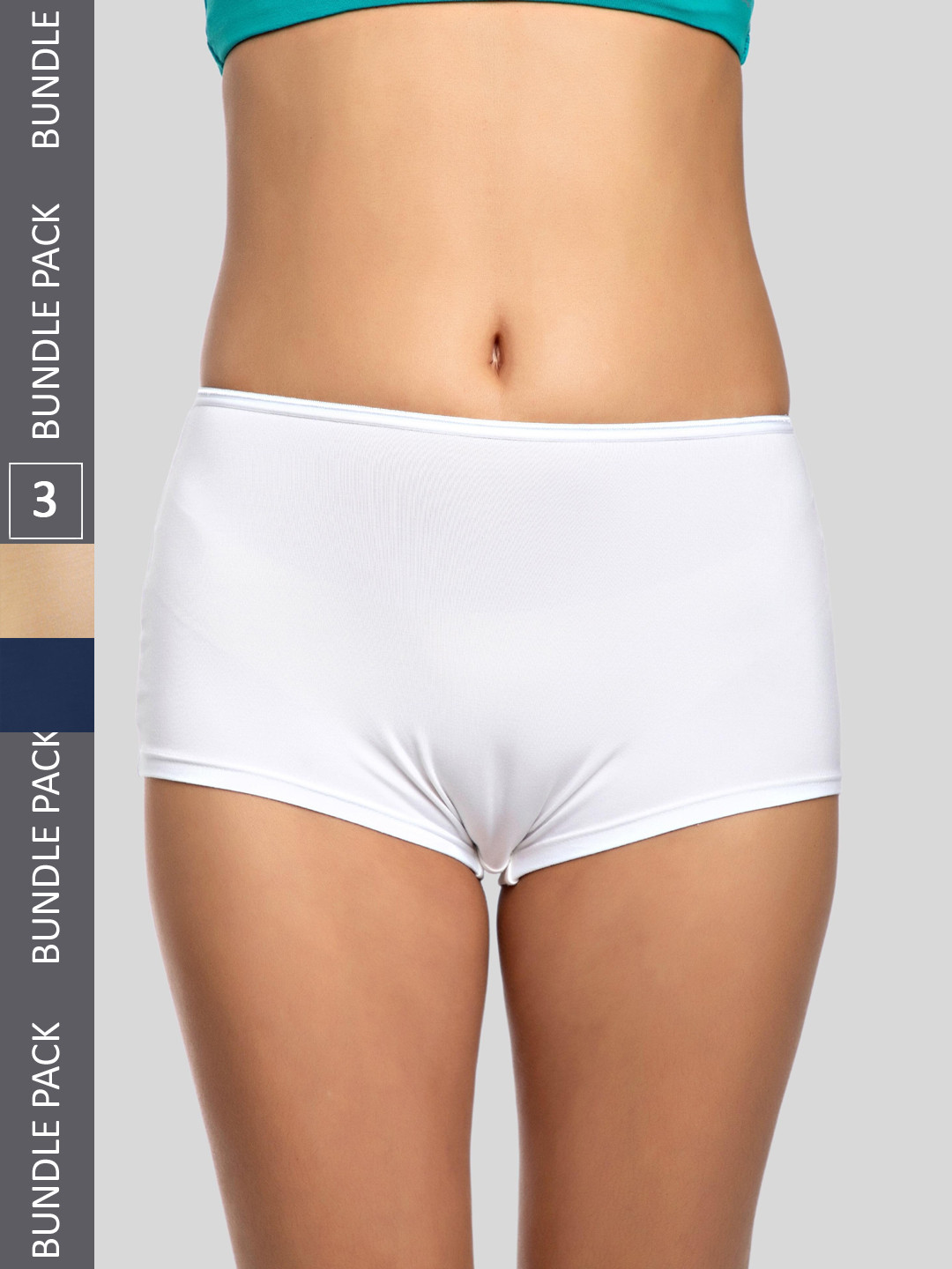 Ashleyandalvis Women Pack of 3 Anti-Bacterial Anti Odour Modal Boyshort AA-BOS-SW-CB-AN, White
Ashleyandalvis Women Pack of 3 Anti-Bacterial Anti Odour Modal Boyshort AA-BOS-SW-CB-AN, White