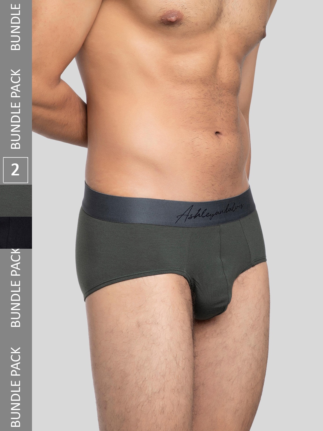 Ashleyandalvis Men Pack of 2 Anti-Bacterial Anti Odour Modal Briefs AA-BR-DB-EG, Green
Ashleyandalvis Men Pack of 2 Anti-Bacterial Anti Odour Modal Briefs AA-BR-DB-EG, Green