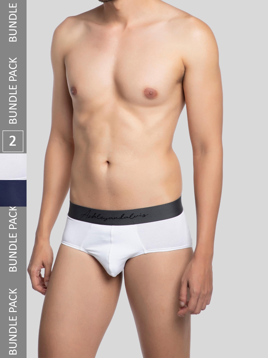 Ashleyandalvis Men Pack of 3 Anti-Bacterial Anti Odour Modal Briefs AA-BR-FW-IB-FG, Navy blue
Ashleyandalvis Men Pack of 3 Anti-Bacterial Anti Odour Modal Briefs AA-BR-FW-IB-FG, Navy blue