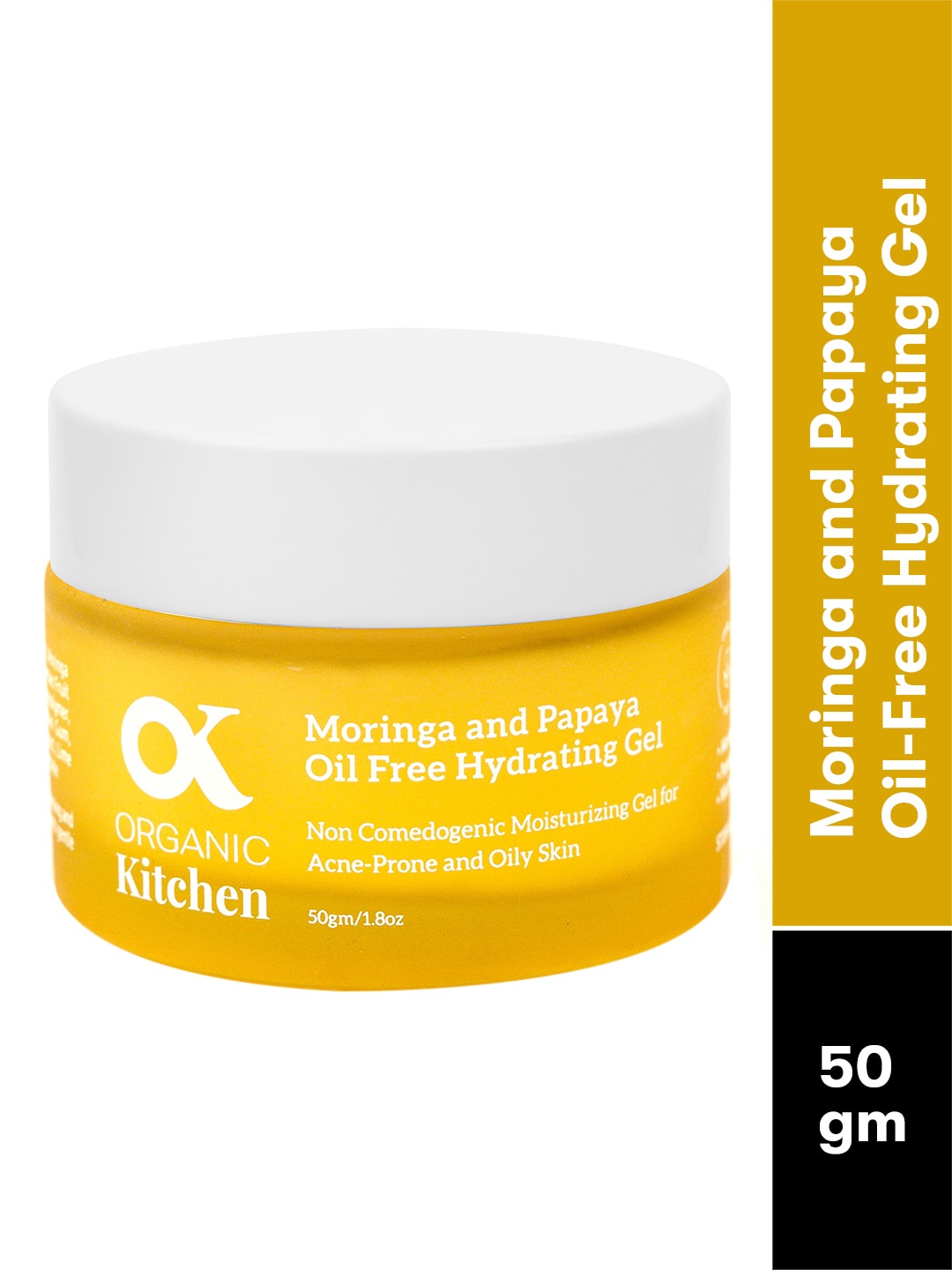 Organic Kitchen Moringa & Papaya Oil-Free Hydrating Non Comedogenic Moisturizing Gel - 50g, Yellow
Organic Kitchen Moringa & Papaya Oil-Free Hydrating Non Comedogenic Moisturizing Gel - 50g, Yellow